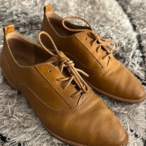 Frye brown leather Oxford shoes